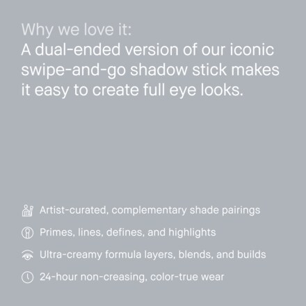 流雲持久防水炫彩雙頭眼影筆