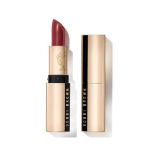 金緻緞光唇膏 3.5g Luxe Lipstick, Ruby 赤茶紅棕#808 (色調) 短效品 效期: 2/1/2027, 3.5g